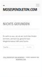 Mobile Screenshot of mosespendleton.com